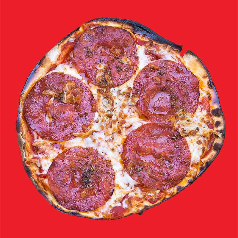 Pizzeria pepperoni shop